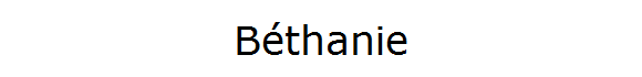 Bthanie
