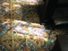 Restored floor tiles at Béthanie
