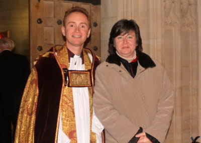 Revd. Matthew Vernon and Mary Haigh.